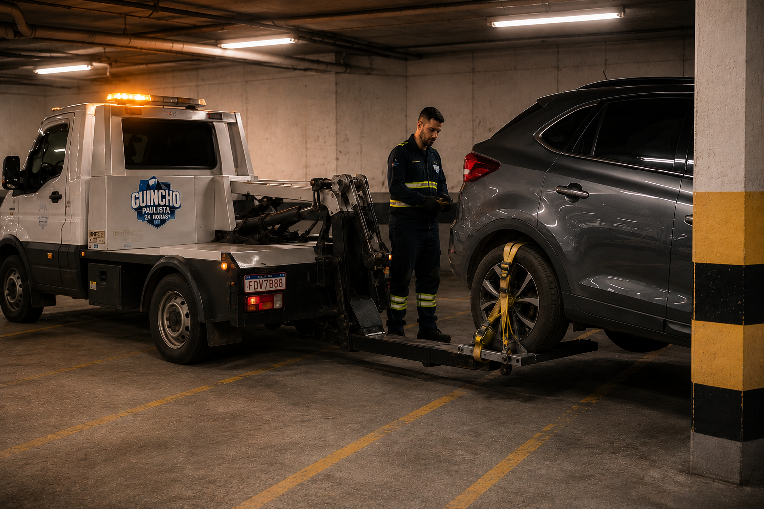 Remoção especial em subsolo com equipamento adequado